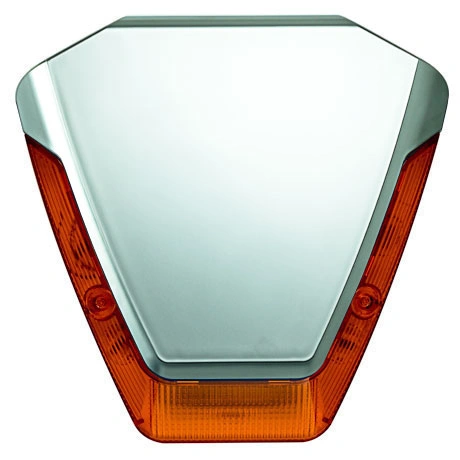 'Orisec ES120/130 Satin Chrome Cover Amber Lens'
